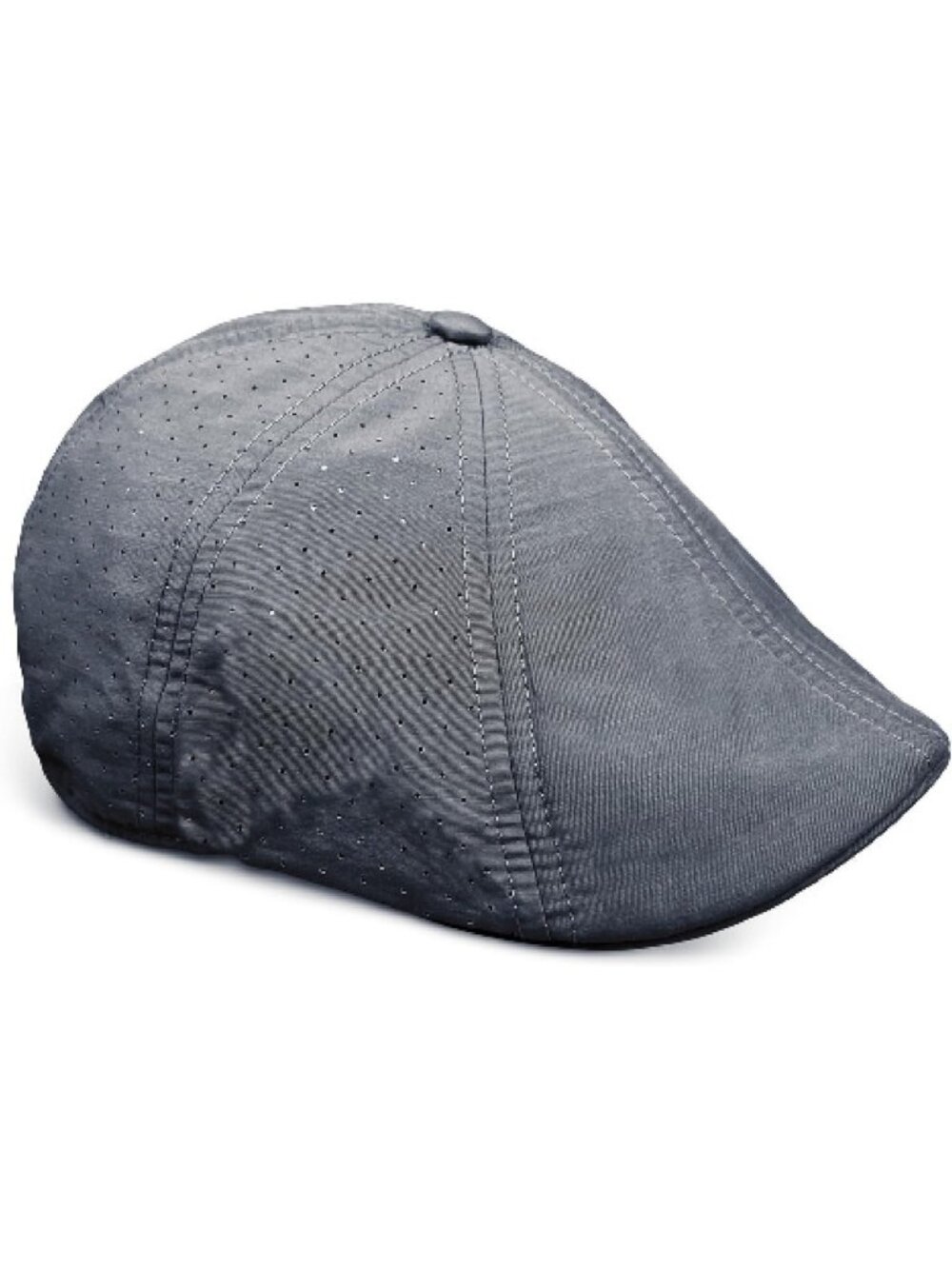 Breathable Newsboy Flat Cap - 8 Panel Fitted Hat for Men - Cool Air Design